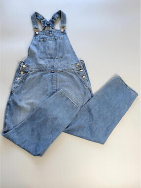 Gap Denim Overalls, Blue Jean Overalls, 90s/Y2K Dungarees, Medium Overalls